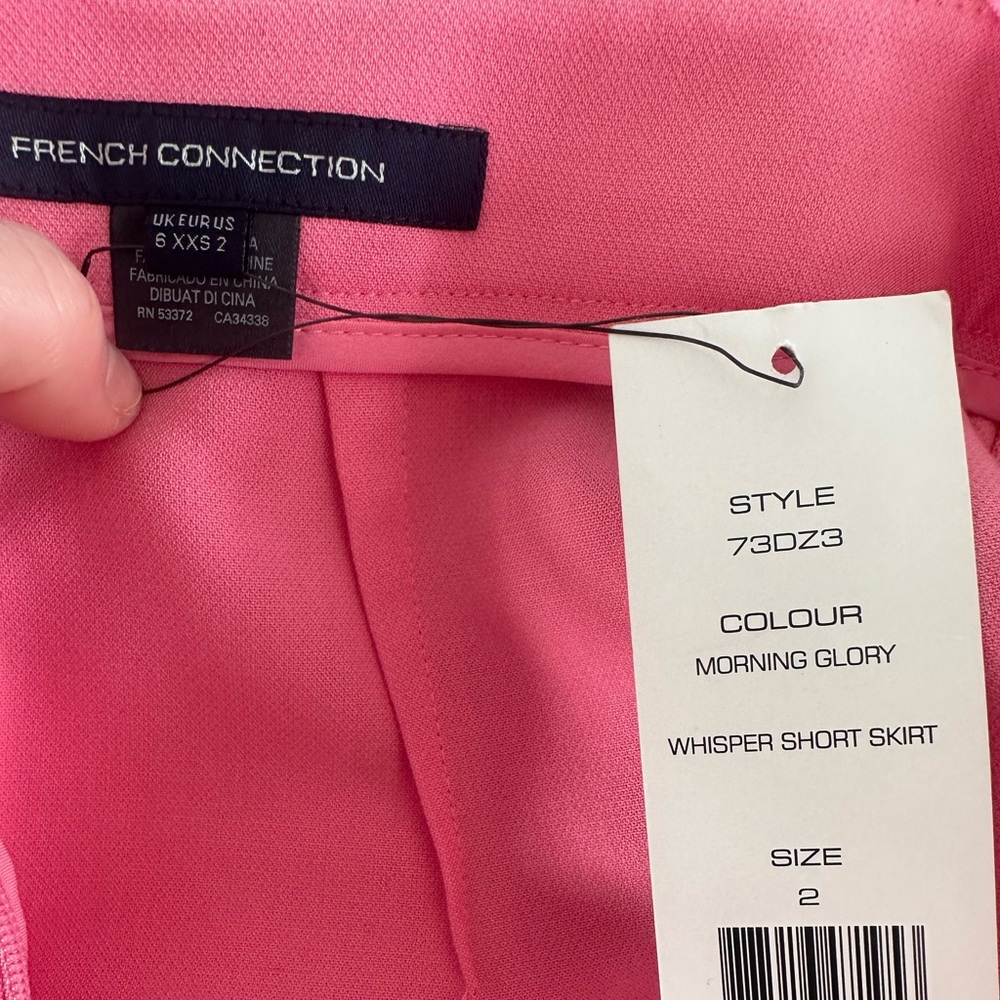 NWT French Connection Pink Mini Skirt US 2 - Picture 6 of 11